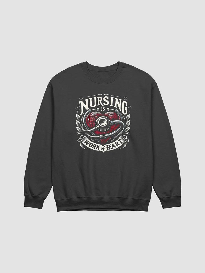 Heartfelt Stethoscope Nursing Tribute Sweatshirt product image (1)