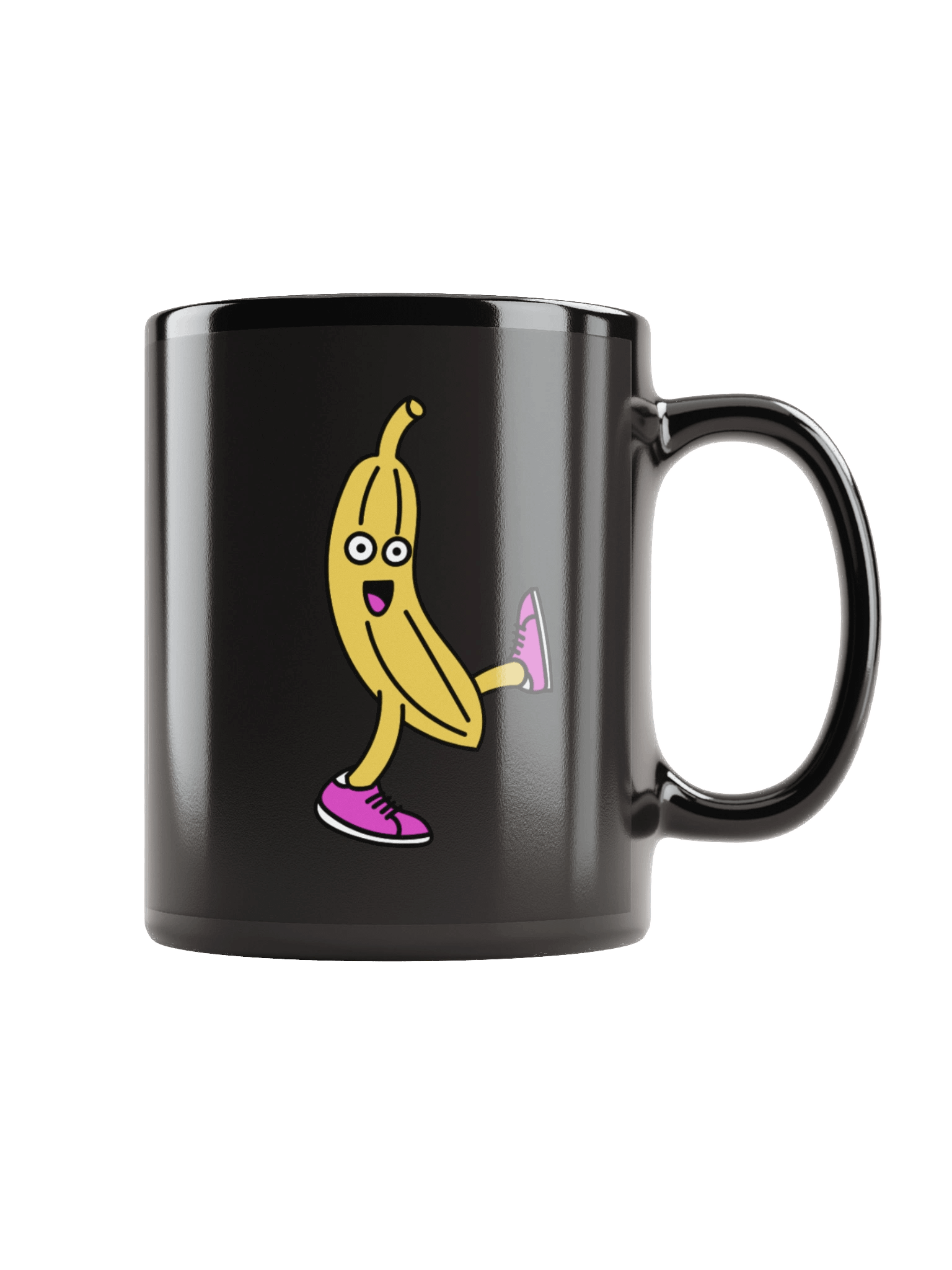 Happy Banana Dance Black Coffee Mug product image (1)