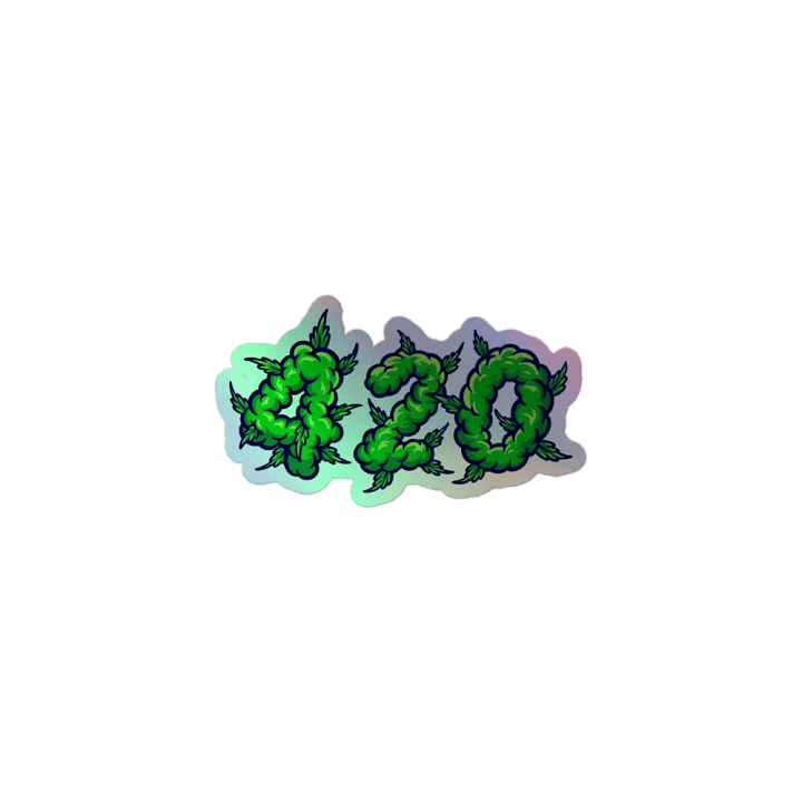 420 Holographic Leaf Sticker Set product image (1)