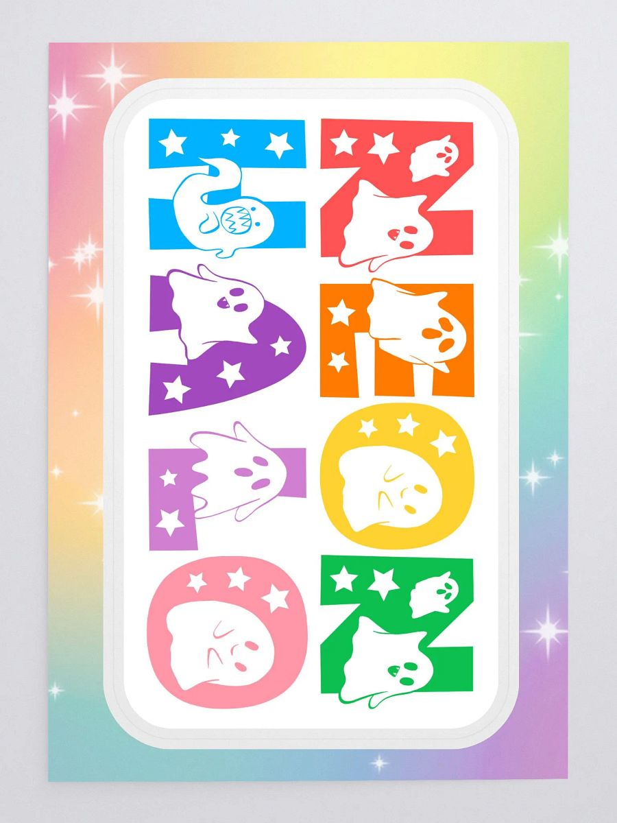 Ghostly Halo Sticker product image (3)