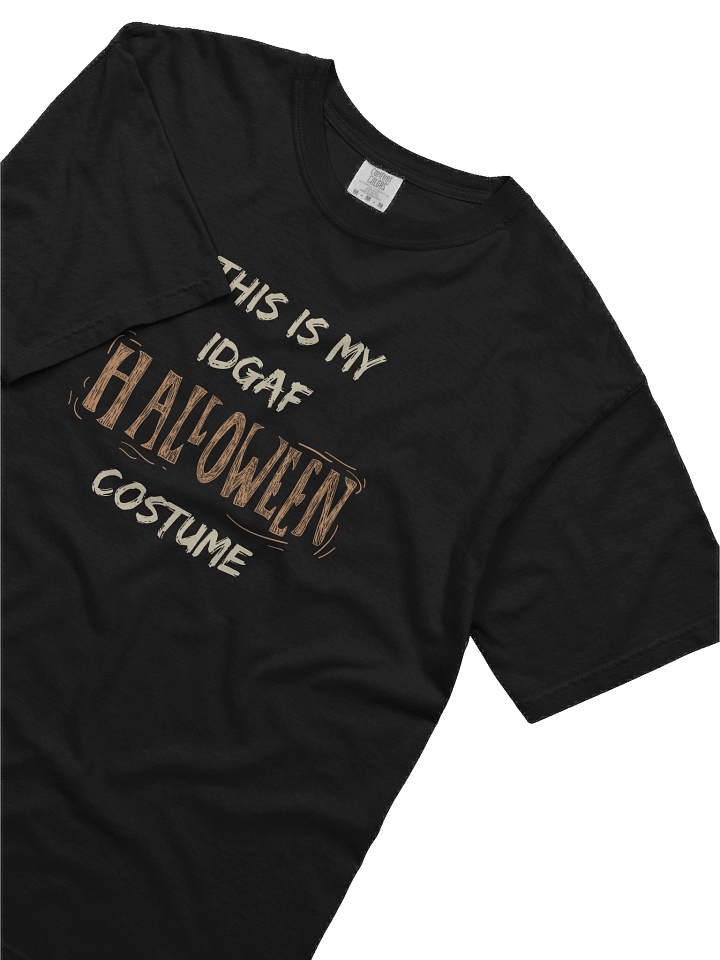 Men's Lazy Halloween Costume Shirt – “This Is My IDFAF Costume” Funny Sarcastic Tee product image (2)