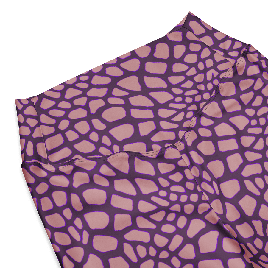 Purple Giraffe Flare Leggings product image (8)