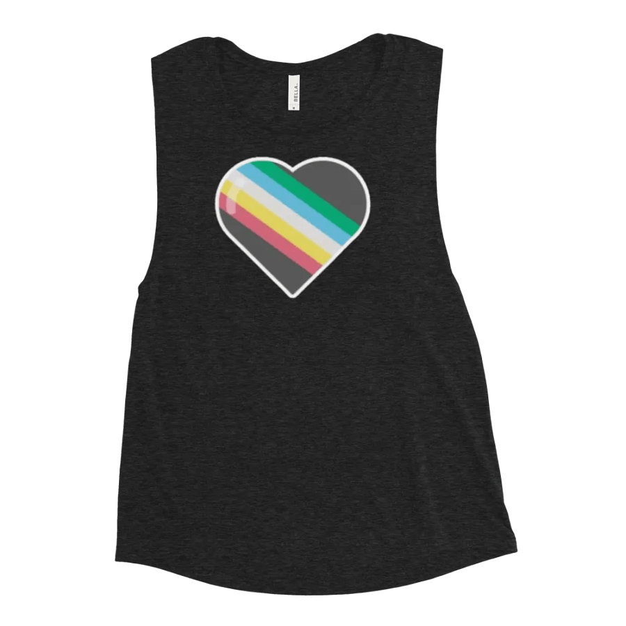 Disability Pride Fitted Muscle Tank product image (17)