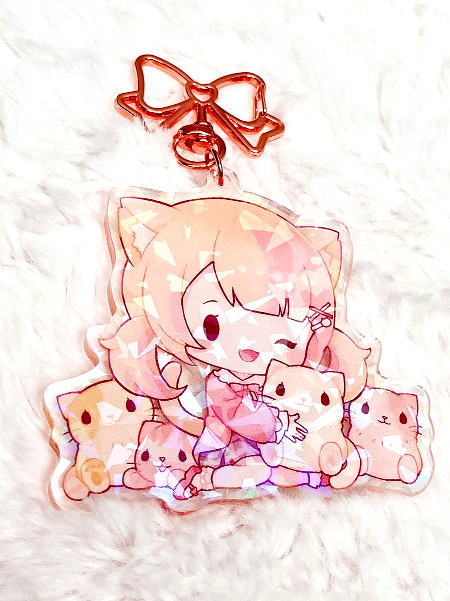 Acrylic Keychain (Broken Glass Finish) product image (2)