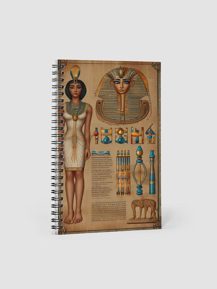 Ancient Egyptian Artifacts Spiral Notebook product image (1)
