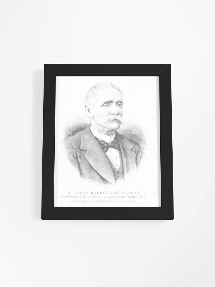 Cuadro - D. Román Baldorioty De Castro: Diputado Provincia de Puerto Rico product image (1)