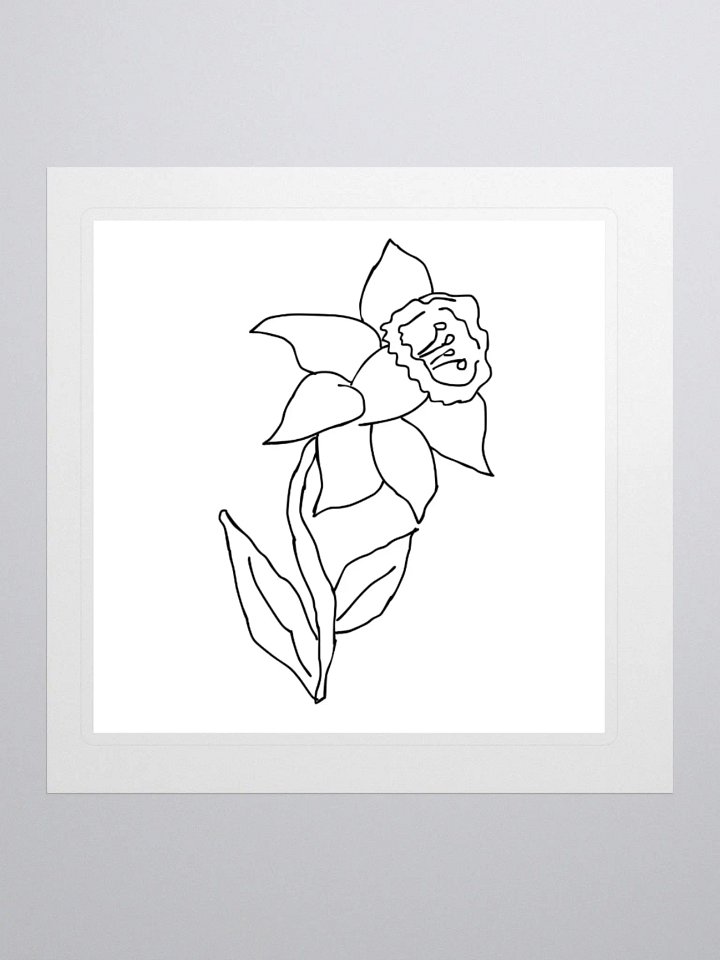 Rest before your body makes you - Daffodil Sticker product image (1)