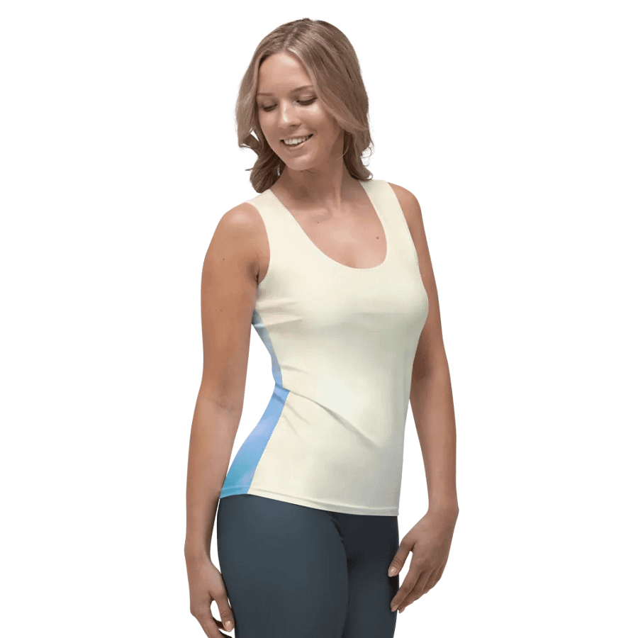 Blur cloud rainbow Design Tank Top - V1 product image (4)