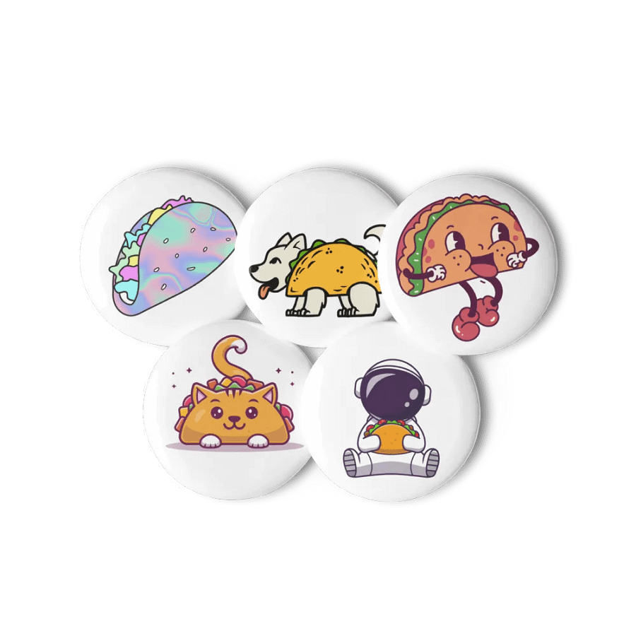 Space Taco Astronaut Pin Set product image (11)