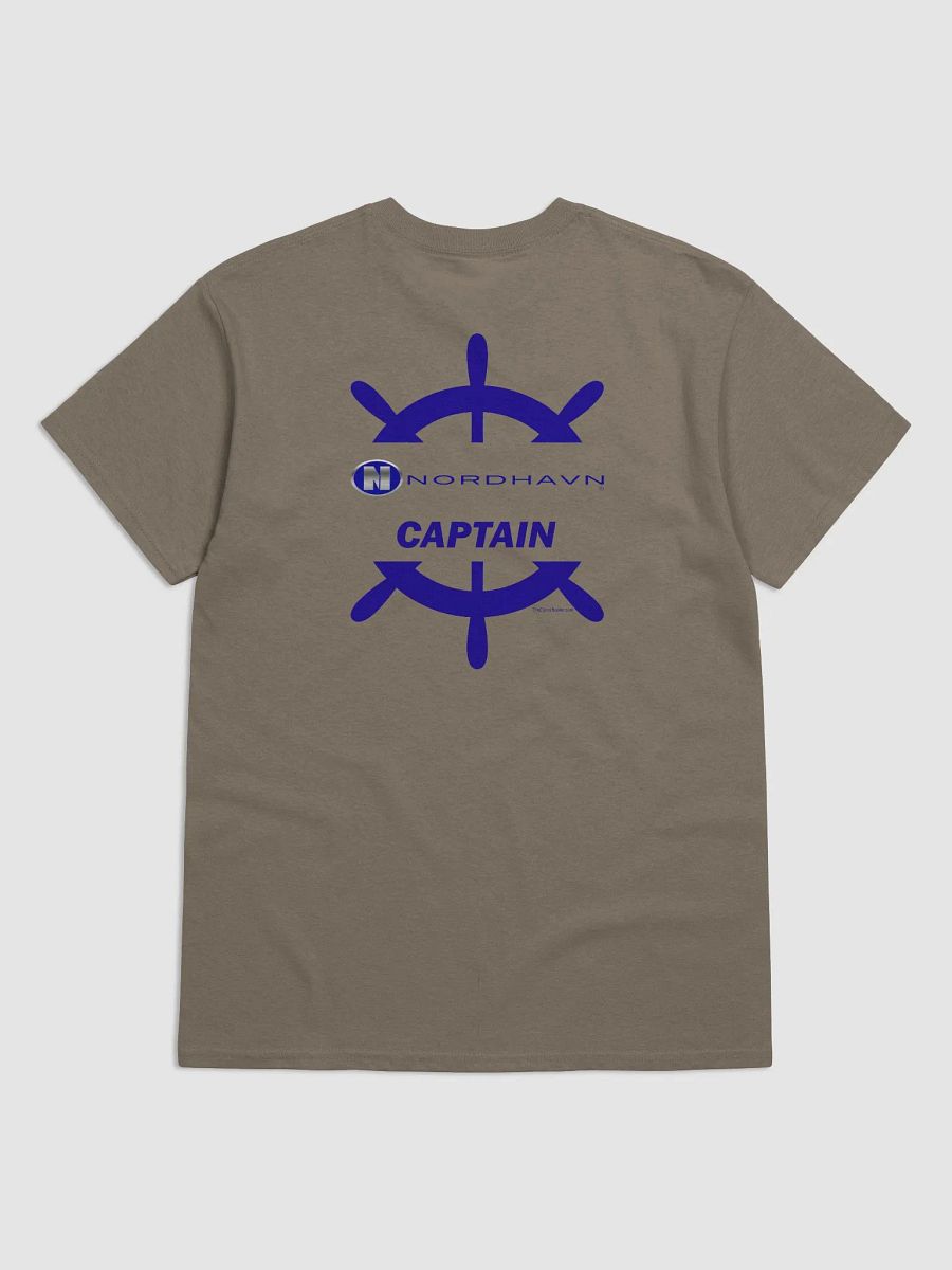 Nordhavn Captain - T-Shirt - Light Shirt w/Blue Logo product image (4)