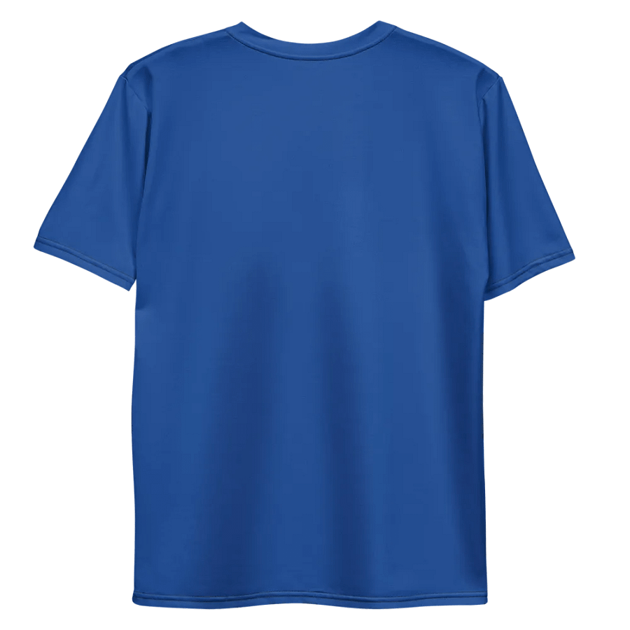 Plain Ocean Blue True Summer Men's Crewneck Polyester Heavyweight Premium T-Shirt by Treasure Pie product image (10)