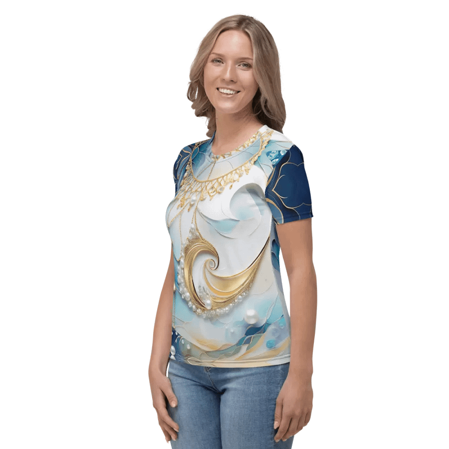 Gold Neckless T Shirt product image (6)