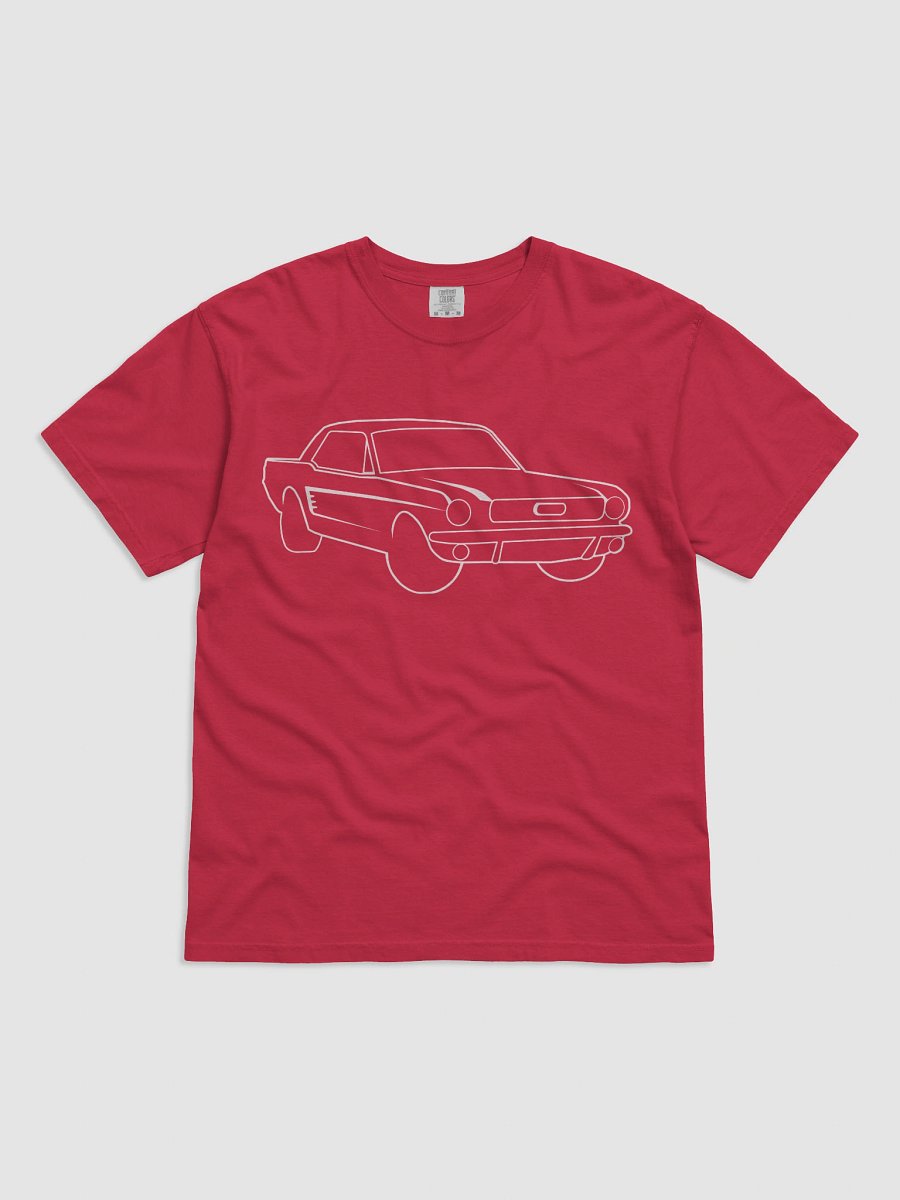 Retro Car Outline Gen 1 Art Heavyweight T-Shirt product image (1)