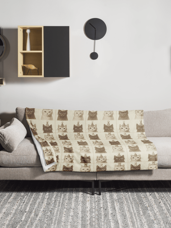 Party Cats Throw Blanket product image (1)