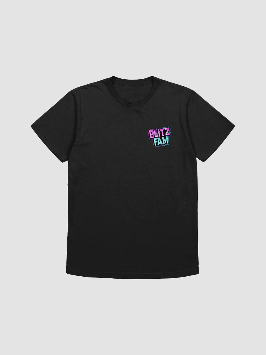 Black t shirt BFam left logo product image (1)