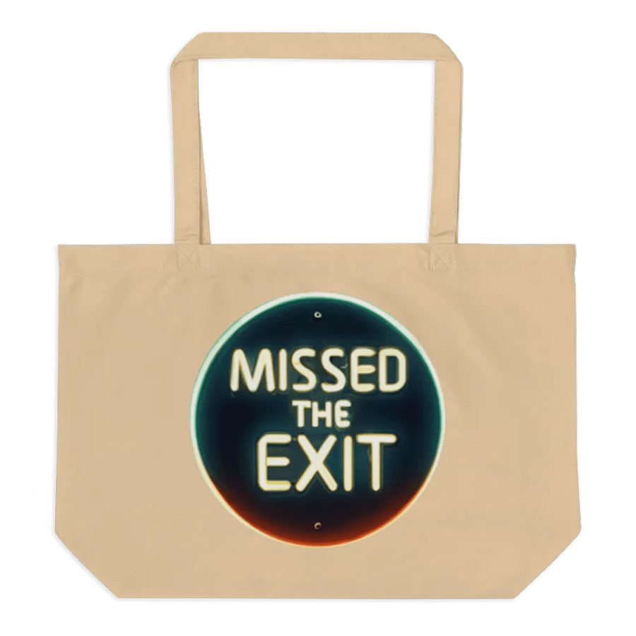 Neon Drive Organic Tote Bag product image (2)