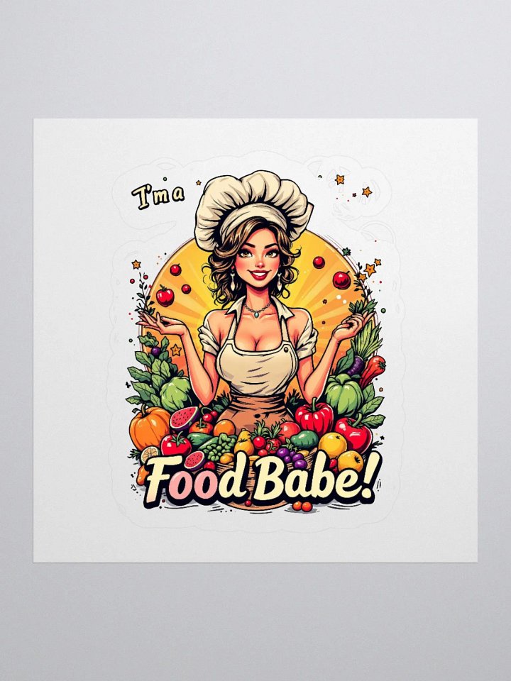 Food Babe Bella Style Kiss Cut Stickers product image (3)