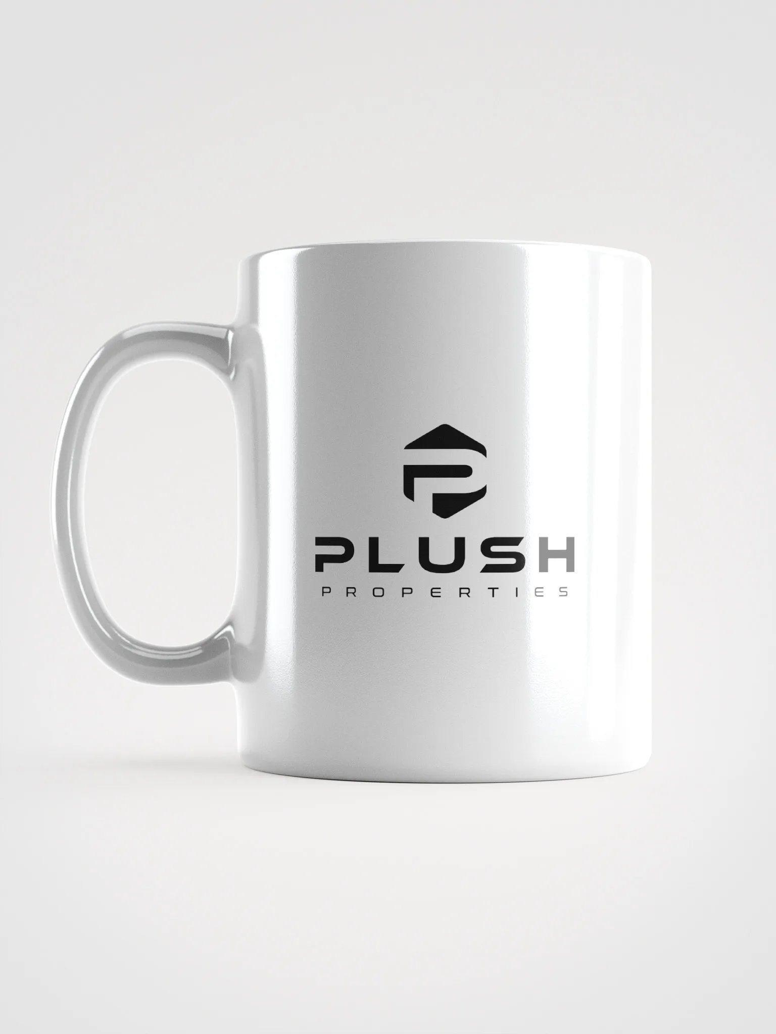 Plush White Glossy Mug product image (2)
