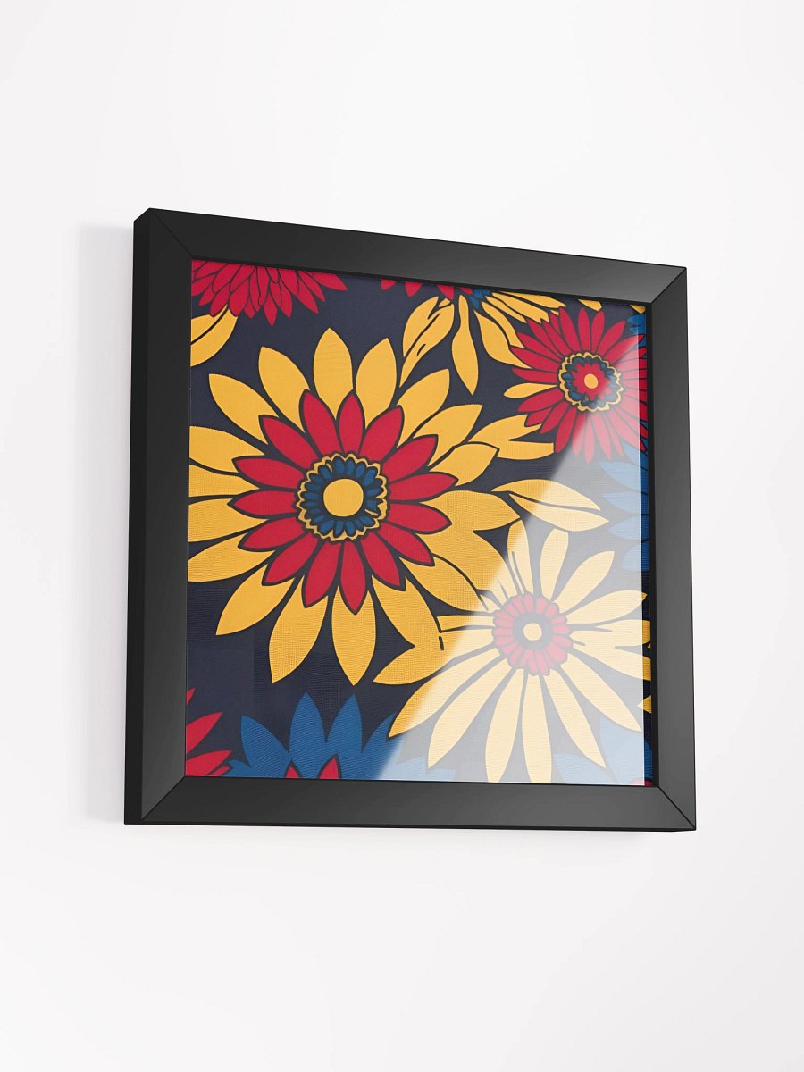 Vibrant Floral Symphony Framed Poster product image (15)