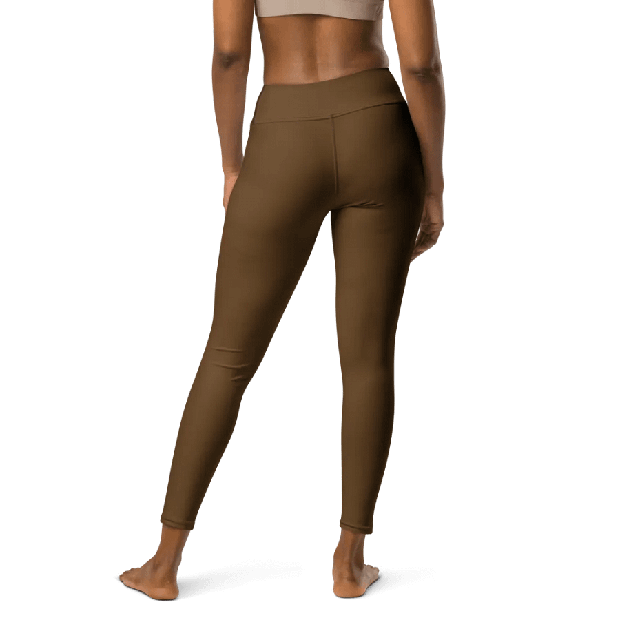 Cocoon Comfort High-Waisted Brown Leggings product image (4)
