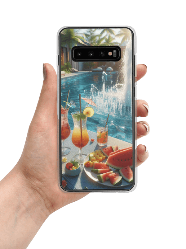 Tropical Oasis Samsung® Clear Case | AI Design product image (7)
