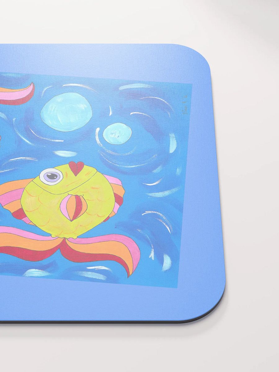Fish style (art by Dina R.) acrylic painting picture - Classic Mouse Pad product image (5)