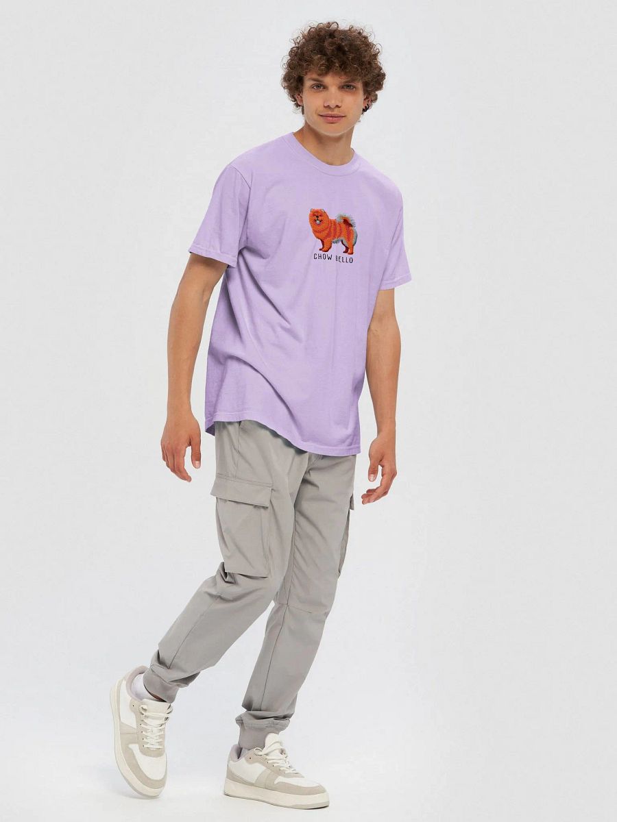 Chow Bello T-Shirt(Embroidered) of a Chow Chow(Red) product image (10)