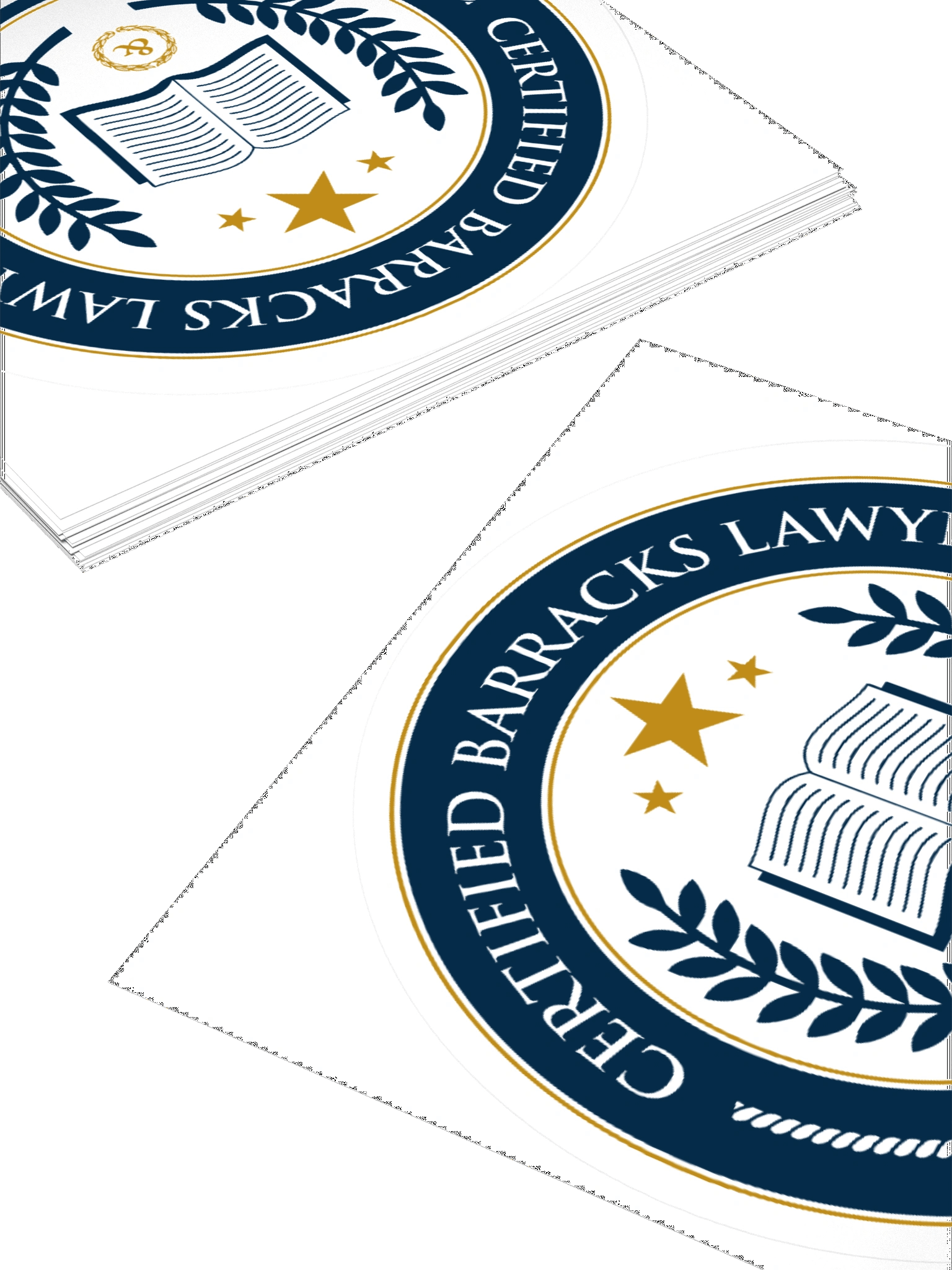 Certified Barracks Lawyer Sticker product image (10)
