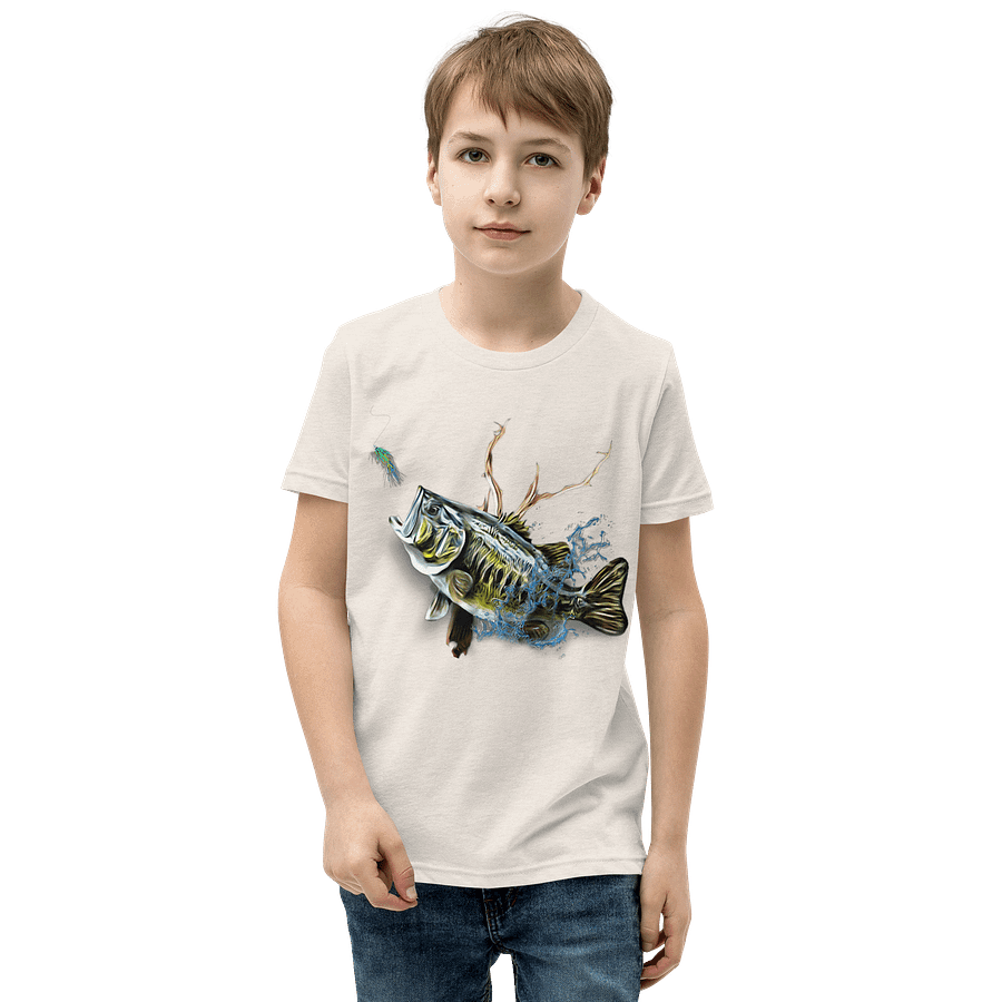 Leaping Bass Youth T-Shirt product image (1)