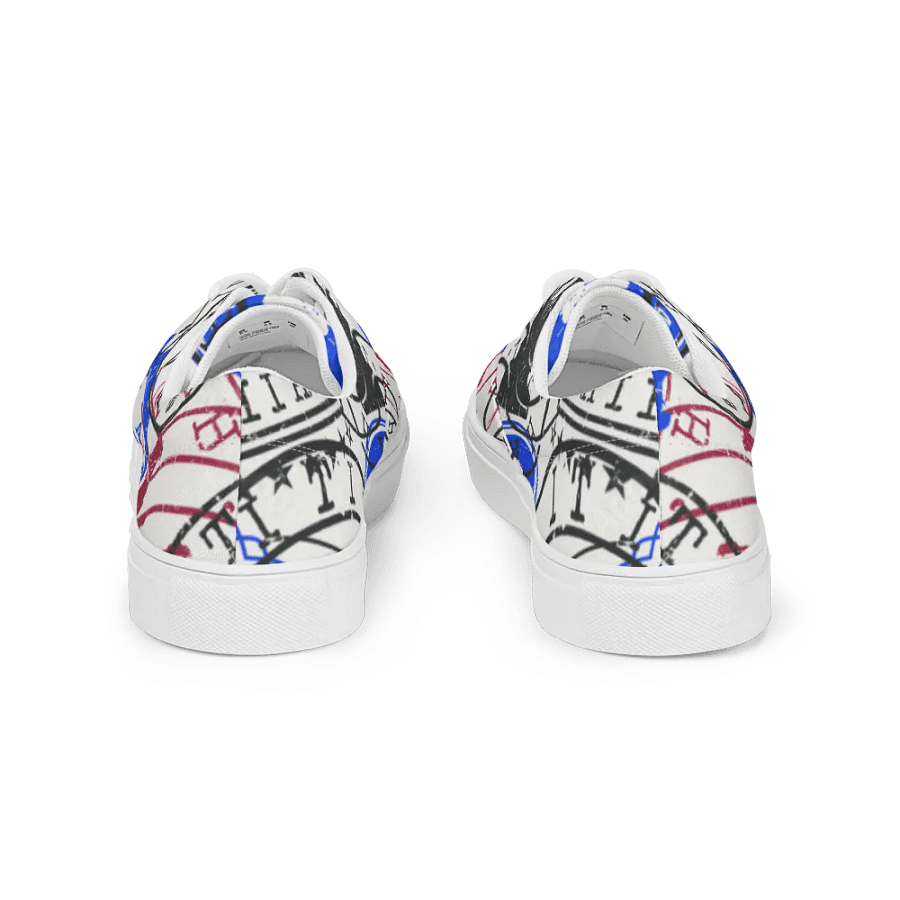 Haitian Stamp Collection Men's Canvas Shoes product image (11)