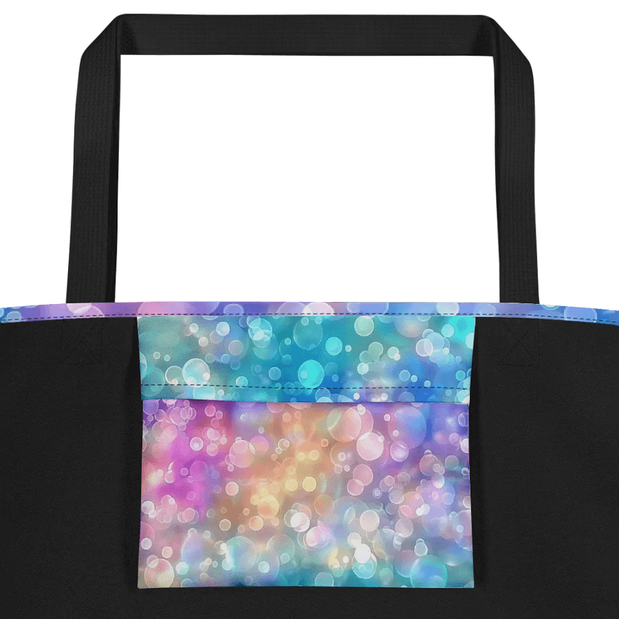 Bokeh Ombre Radiance Polyester Tote Bag product image (4)