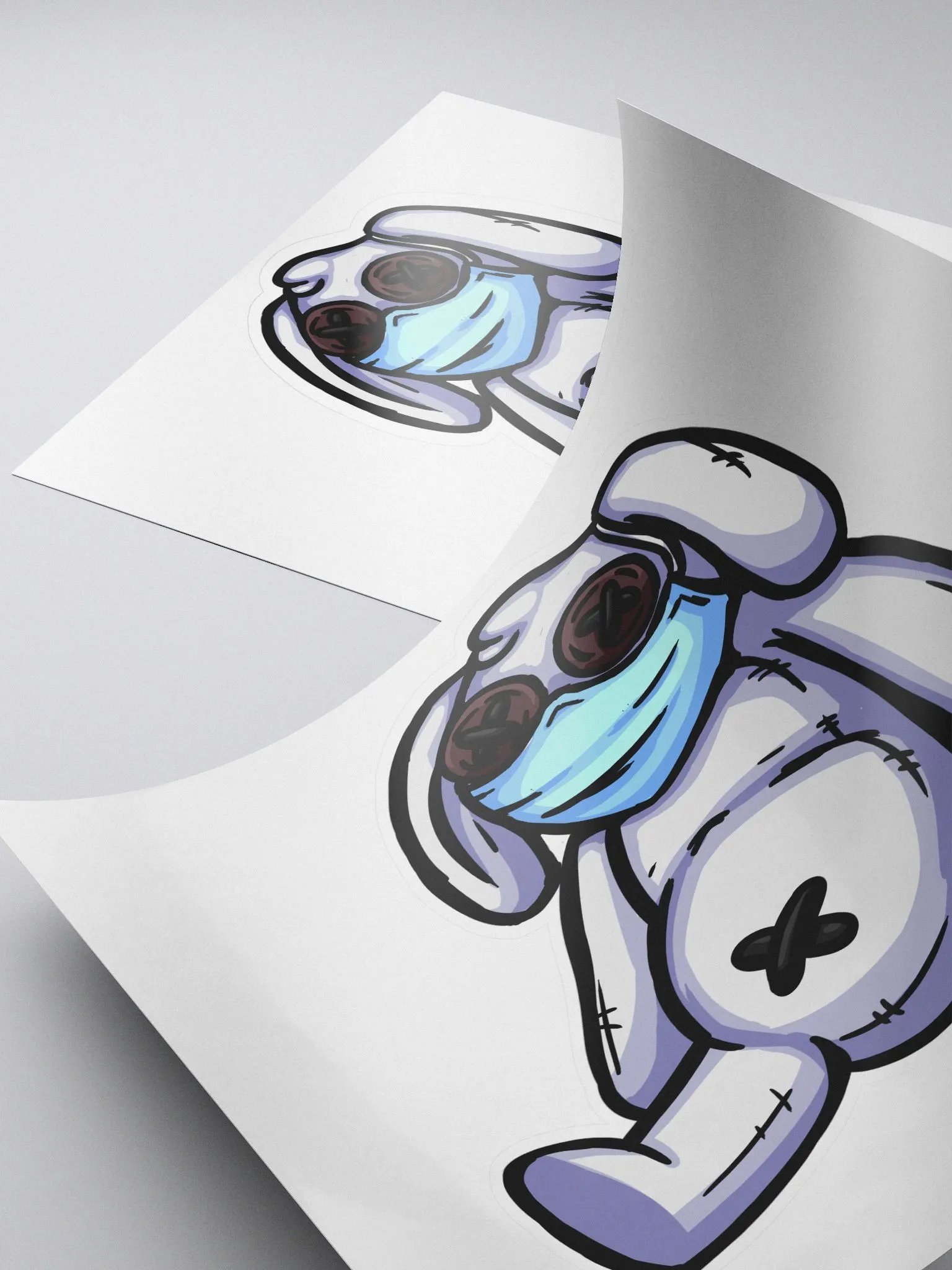 Post Pandemic Bunny Sticker product image (4)
