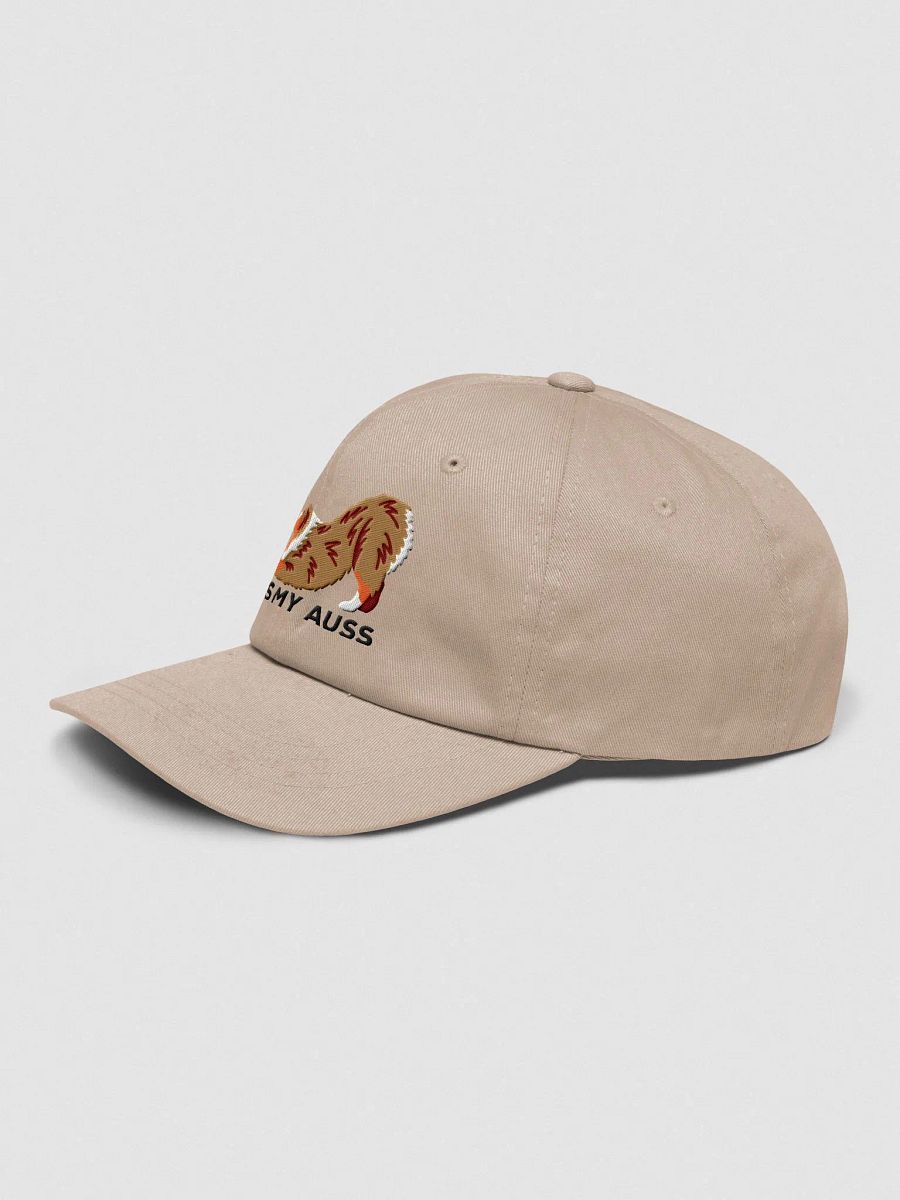 Kiss My Auss Classic Dad Hat(Embroidered) of an Australian Shepherd(Red Merle) product image (39)