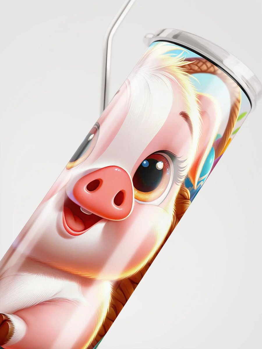Cheerful Piglet Stainless Steel Tumbler product image (10)