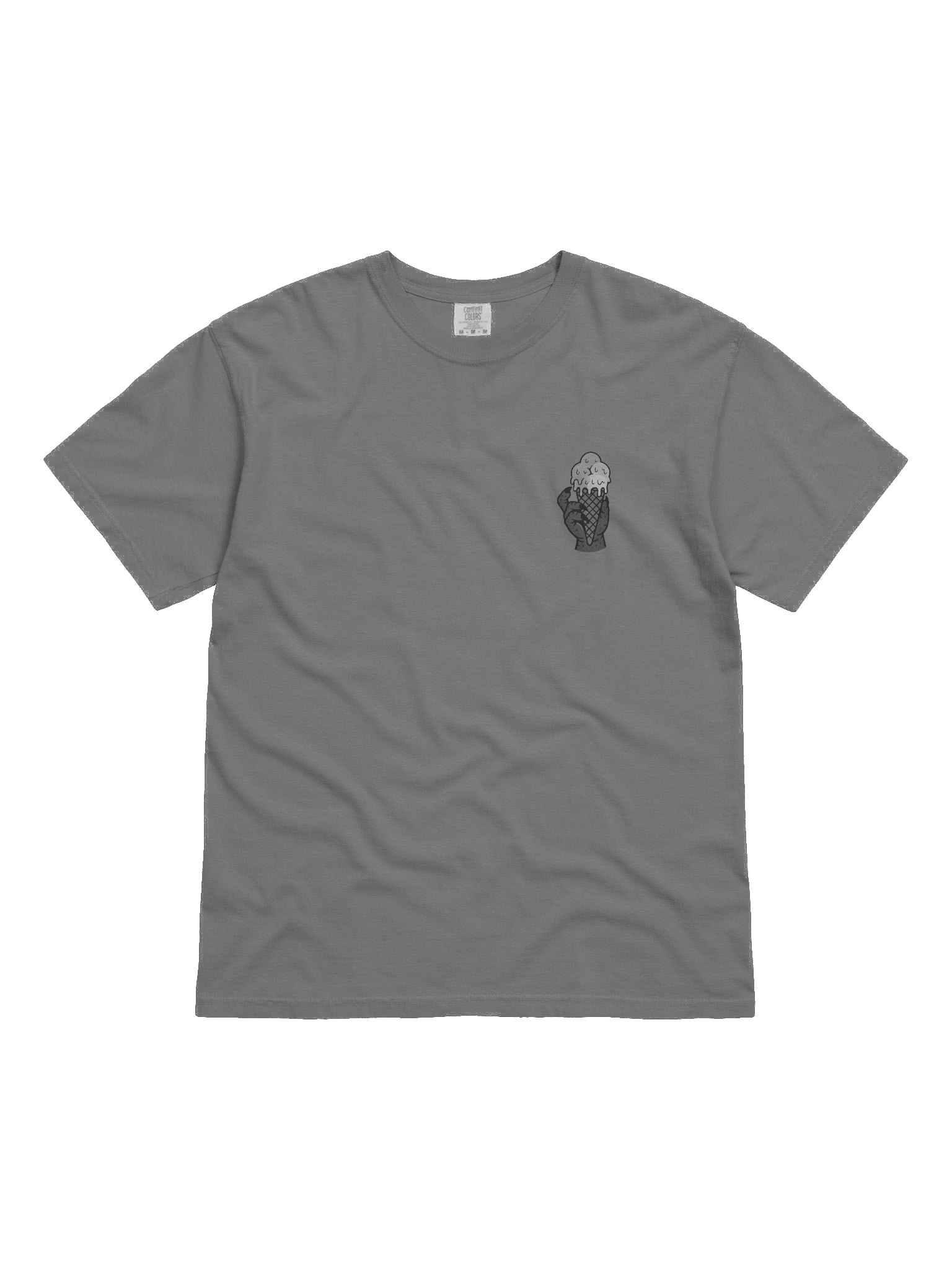 FOMOgator Ice Cream Shirt - Greyscale product image (1)