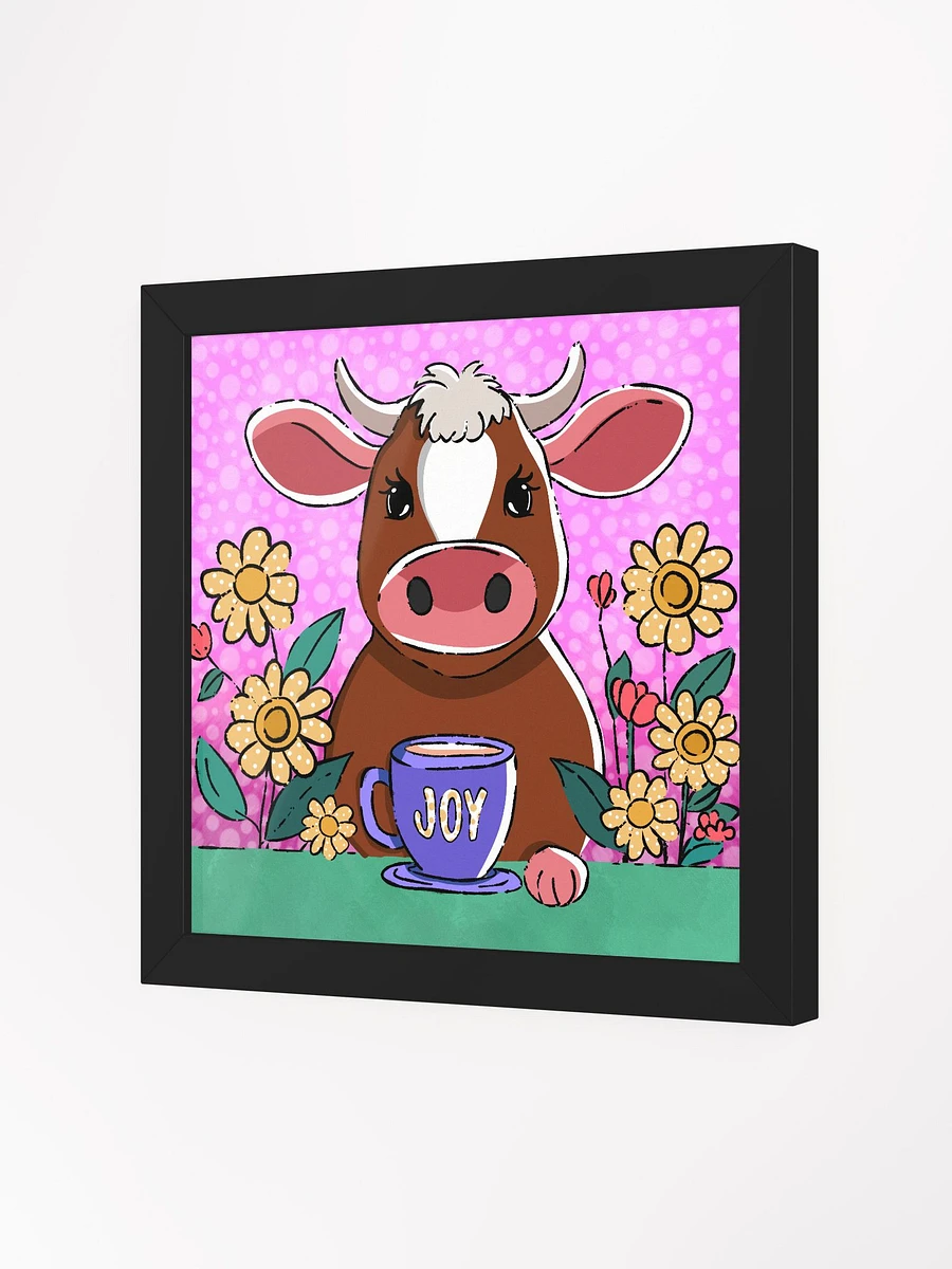Cow Coffee Break Framed Print product image (3)