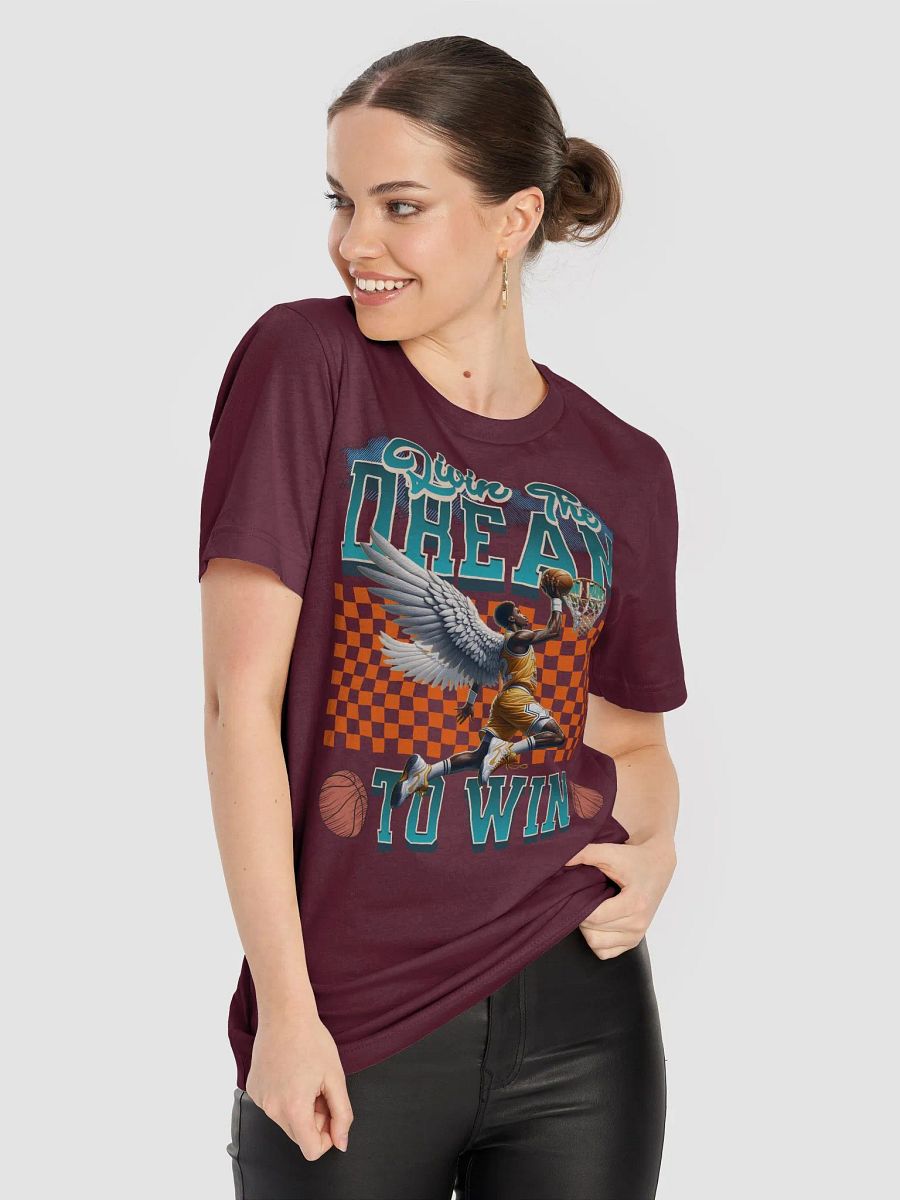 Livin The Dream To Win Basketball Hoops Angelic T-Shirt product image (5)
