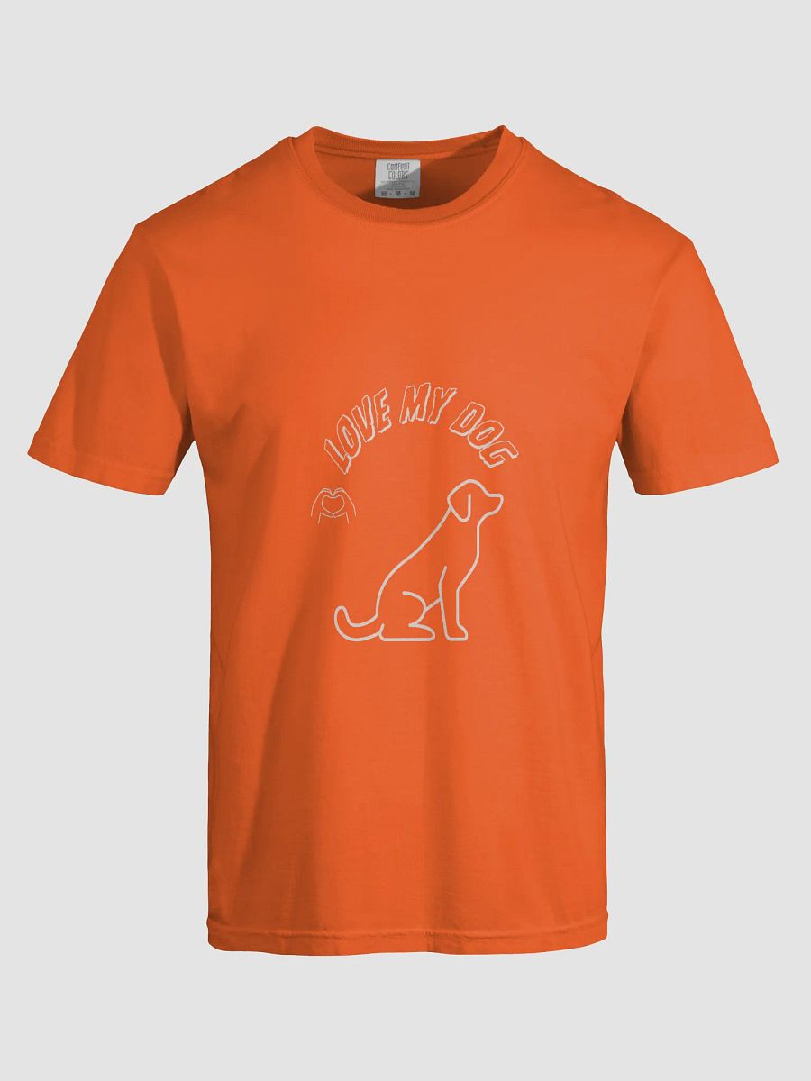 Love My Dog Heavyweight Cotton T-Shirt product image (37)