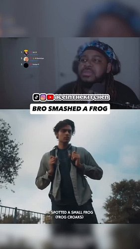 He violated a FROG 🤦🏾‍♂️ 
(KICK: AceInTheKitchen)

#fyp #reels #explore #aceinthekitchen #kickstreamer #funny #darkhumour