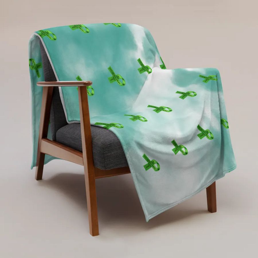Green Ribbon Awareness Blanket product image (3)