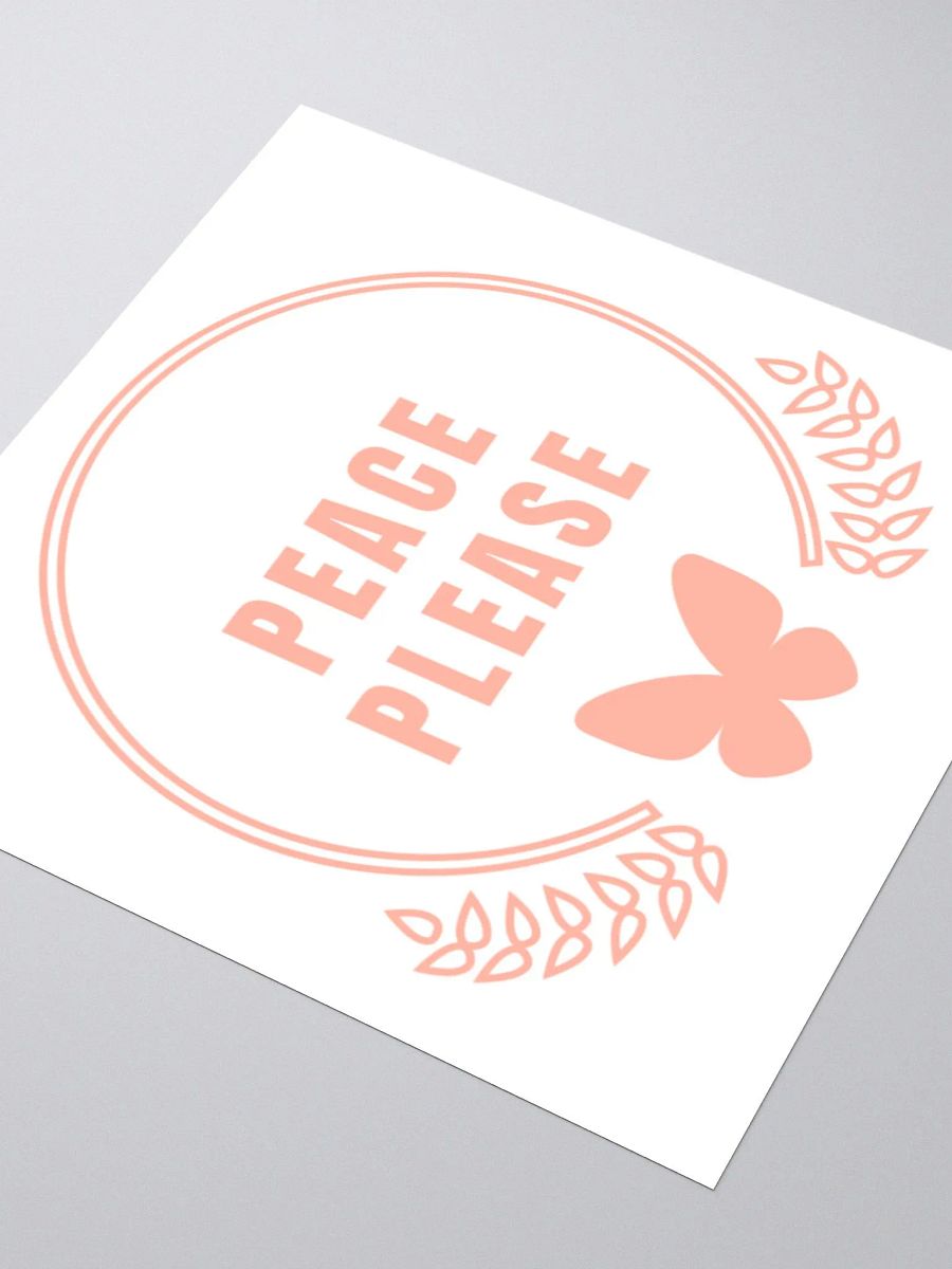 Peaceful Butterfly Kiss Cut Stickers product image (8)
