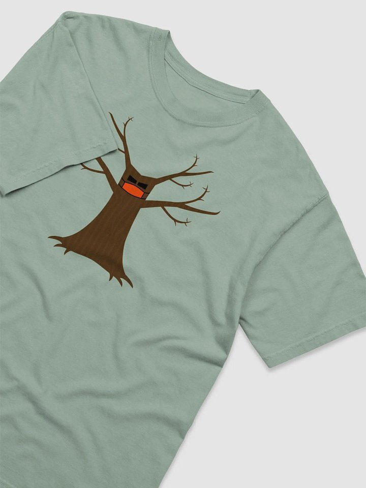 Spooky Tree Wearing A Face Mask Heavyweight T-Shirt product image (2)