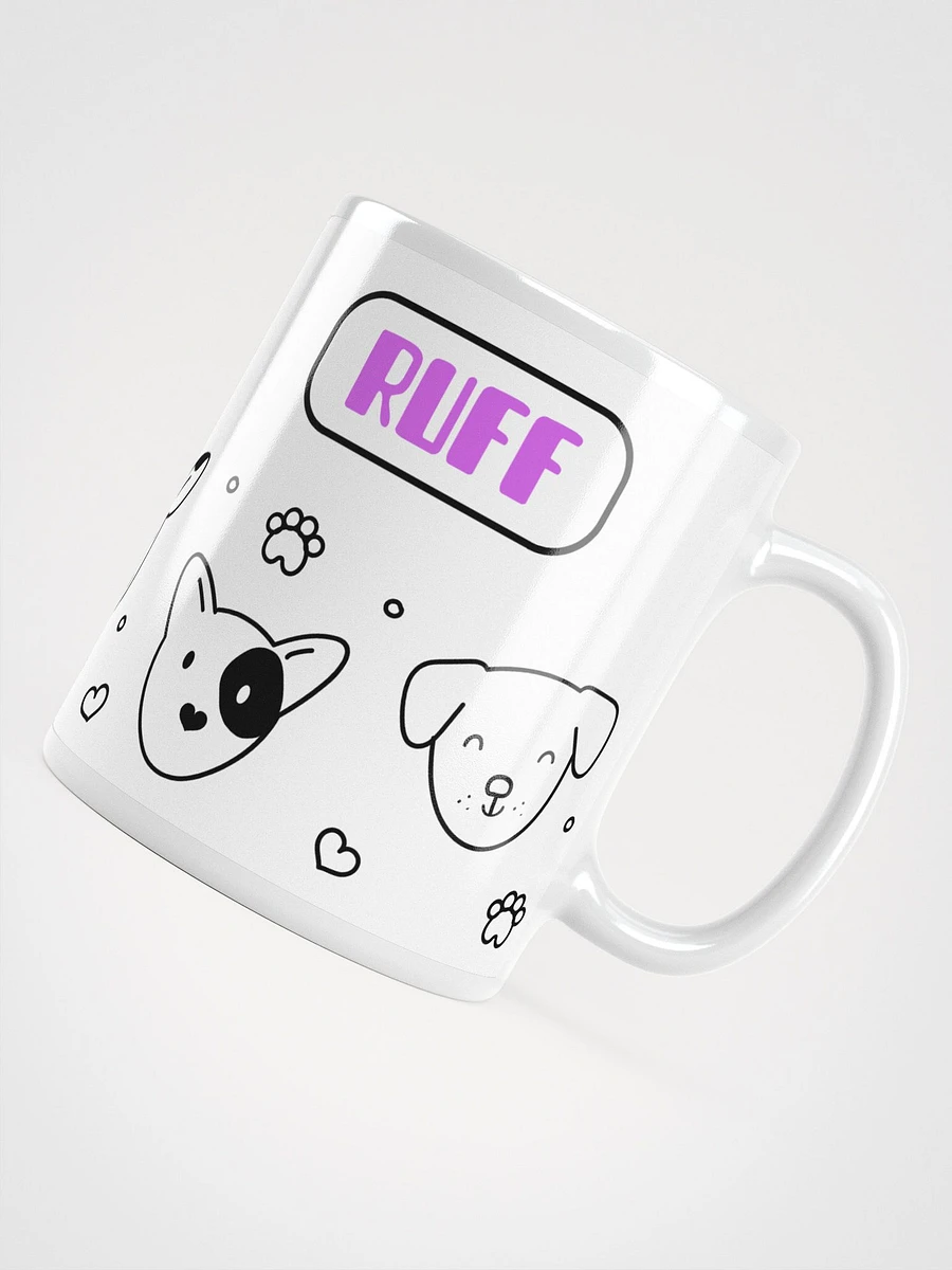 Mornings Are Ruff Ceramic Mug - Playful 11 oz or 15 oz Dog Lover's Coffee Cup product image (7)