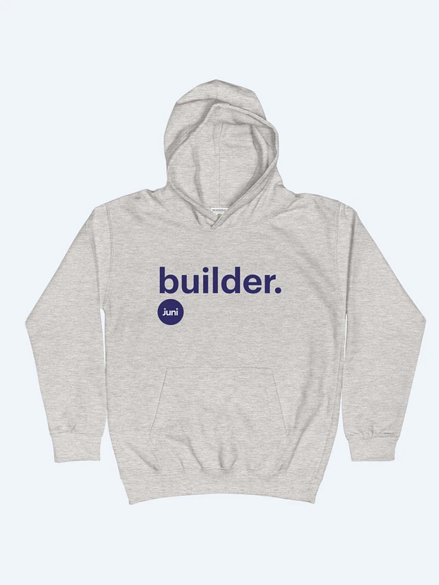 Builder Kids Hoodie, Grey product image (1)