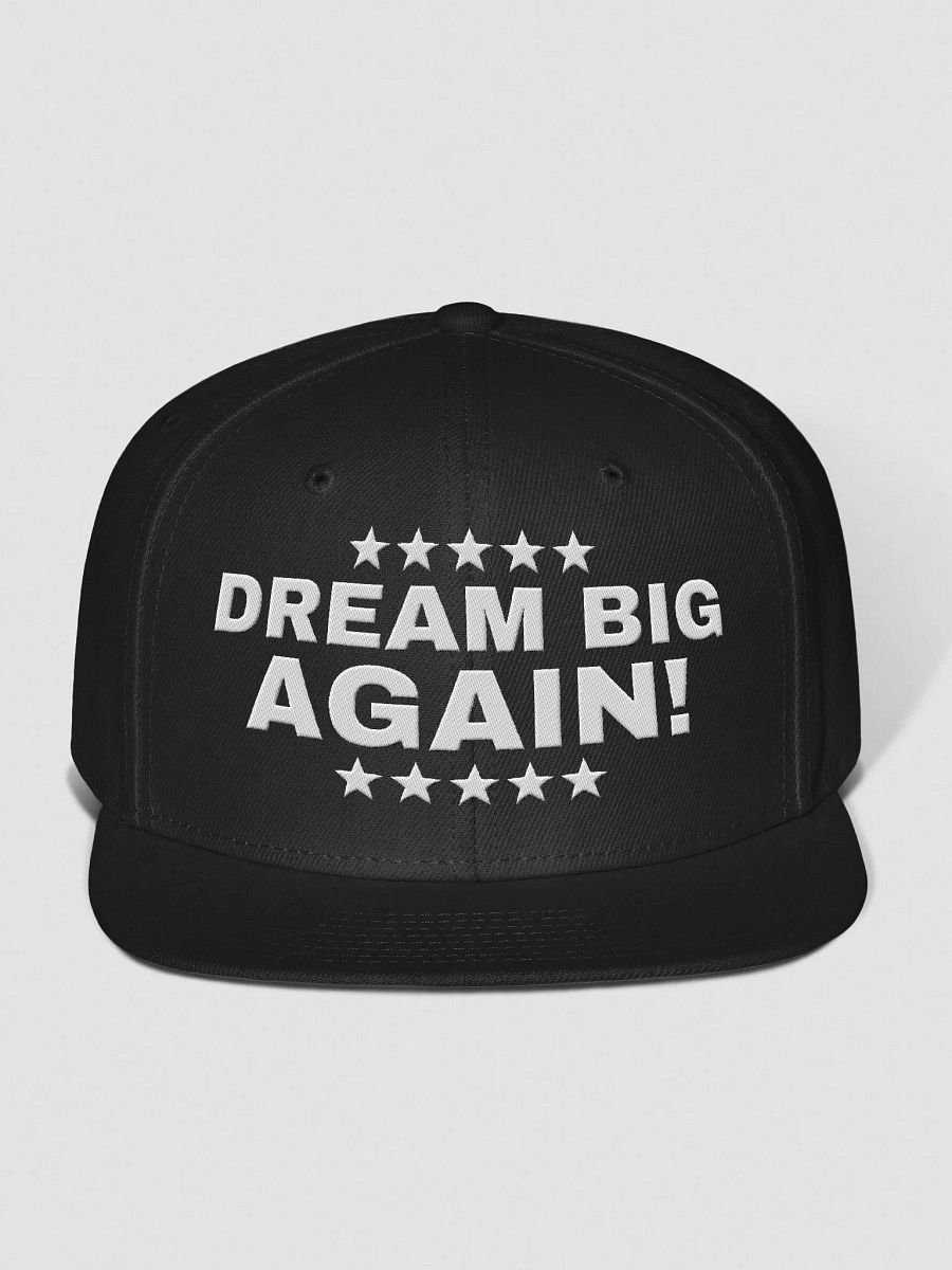 DREAM BIG AGAIN! Wool Blend Snapback Cap product image (1)