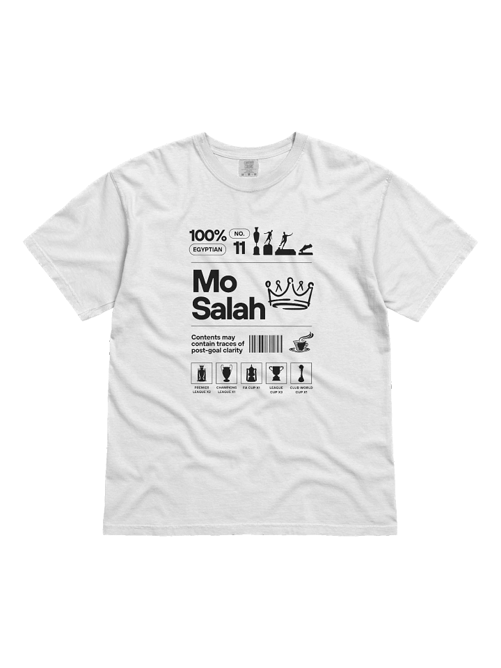 Mo Salah Product Information (WHITE) T-shirt product image (1)