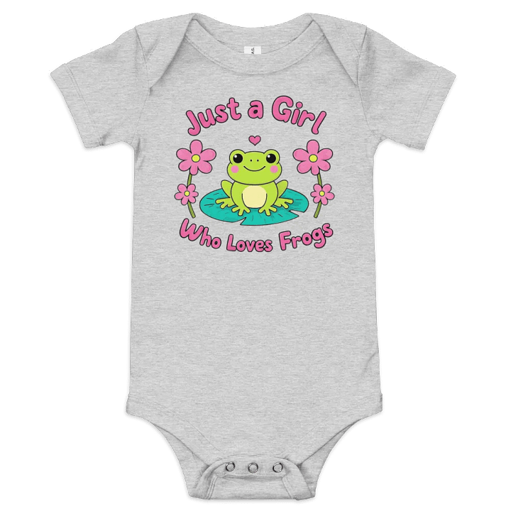 Froggy Love Baby Onesie Bella+Canvas (Baby) product image (1)