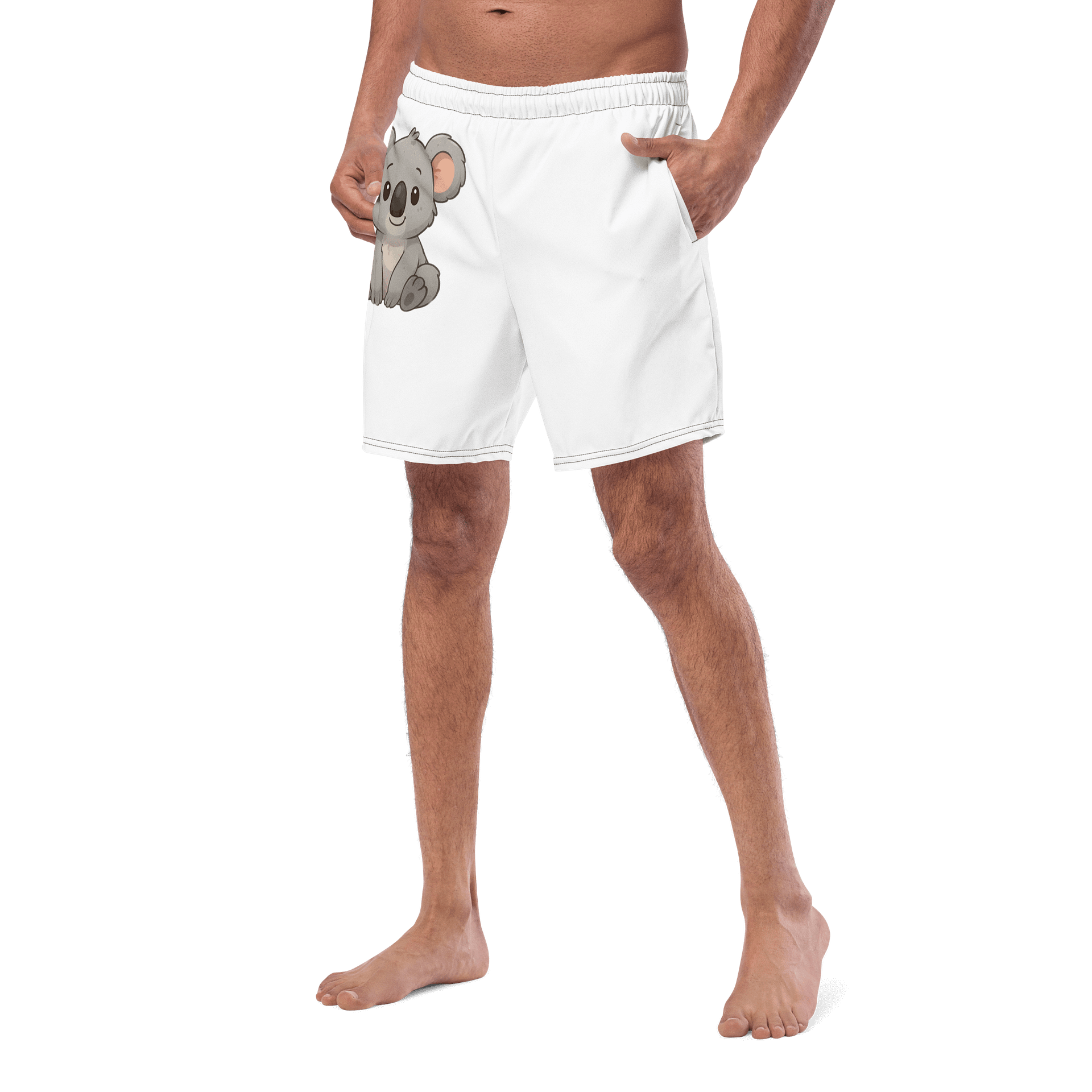 The Koalas Swim Trunks White product image (2)