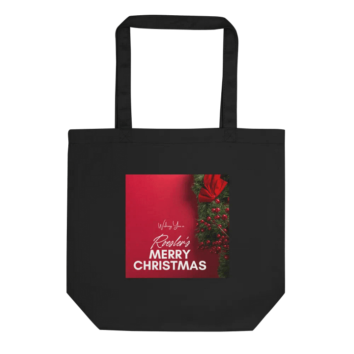 Roesler's Merry Christmas Wreath Eco Tote product image (1)