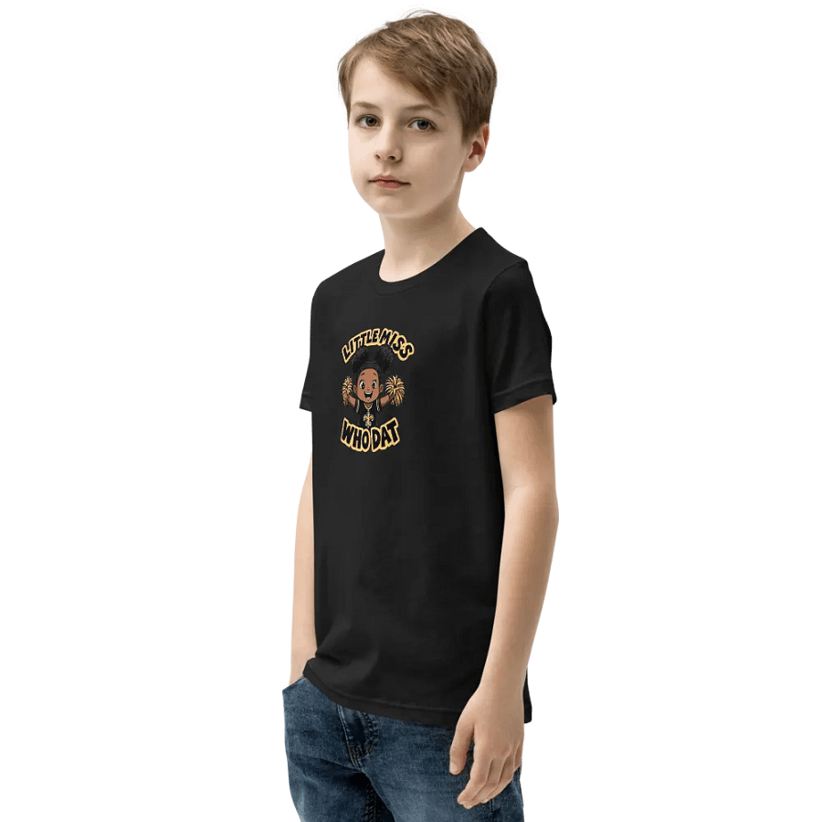 Cheerful Who Dat Youth T-Shirt product image (34)